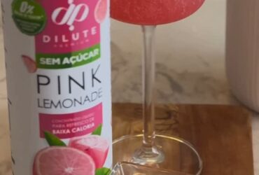 Mocktail de Pink Lemonade Zero Açúcar